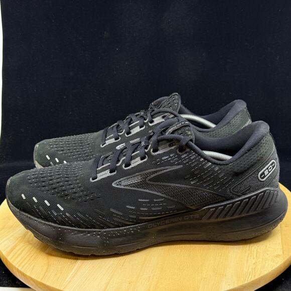 Brooks Glycerin GTS 20 Men's Size 13 Running Shoes Black Sneakers 1103831D020 - Picture 8 of 11
